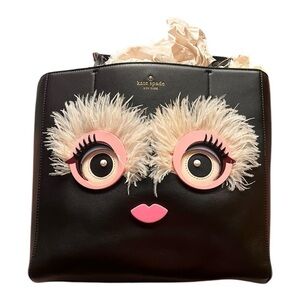 Kate spade imagination monster Hallie leather tote bag with tags EUC